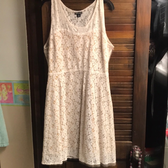 jcpenney | Dresses | White Lace Dress Size 6 | Poshmark